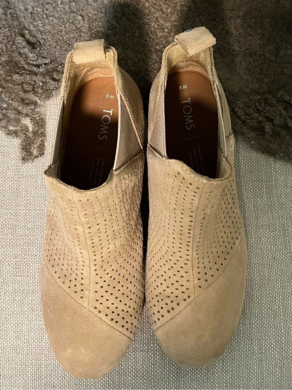 TOMS Kelsey Wedge Bootie - W8